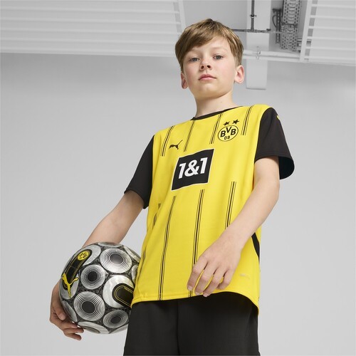 PUMA-Maillot Home 24/25 Borussia Dortmund Enfant et Adolescent-3