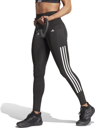 adidas Performance-Legging long 3 bandes Optime-1