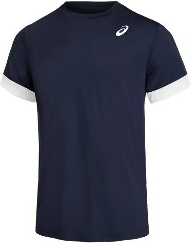 ASICS-Asics T-Shirt Court SS Top Heren Donkerblauw-image-1