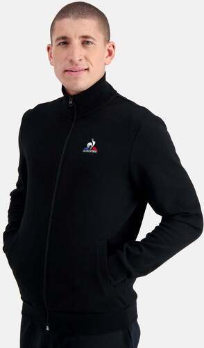 LE COQ SPORTIF-Sweat zippé Le Coq Sportif Homme ESS FZ SWEAT N4 Noir-image-1