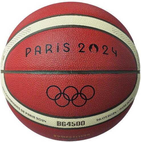 MOLTEN-Ballon de Basketball Molten BG4500 T6 - Ballon réplica officiel Paris 2024-image-1