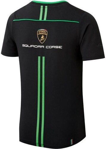 LAMBORGHINI SQUADRA CORSE-T-Shirt De L'équipe Automobili Lamborghini Squadra Corse Pour Hommes - Noir-image-1