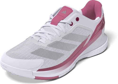 adidas Performance-CRAZYQUICK BOOST PADEL W FTWR WHITE/SILVER MET./LUCID PINK-0