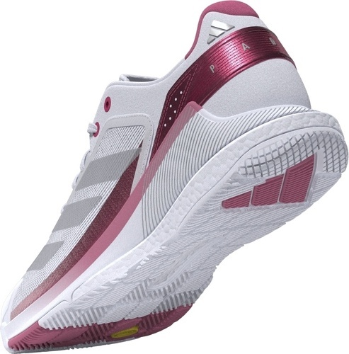 adidas Performance-CRAZYQUICK BOOST PADEL W FTWR WHITE/SILVER MET./LUCID PINK-2