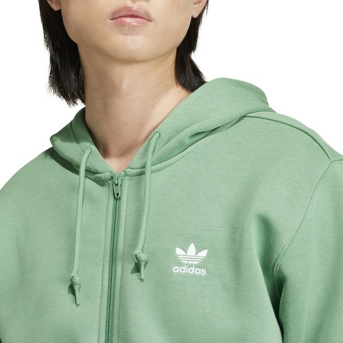 adidas Performance-Veste à capuche entièrement zippée Trèfle Essentials-1