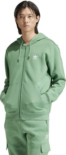 adidas Performance-Veste à capuche entièrement zippée Trèfle Essentials-4