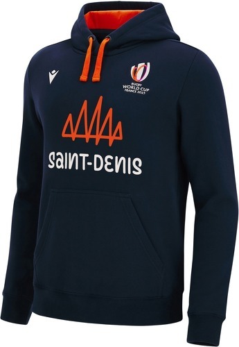 MACRON-Sweat a Capuche Saint-Denis Rugby World Cup 2023 Officiel-0