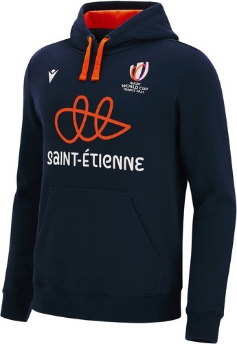 MACRON-Sweat a Capuche Saint-Etienne Rugby World Cup 2023 Officiel-0