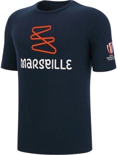 MACRON-T-shirt Rugby Marseille World Cup 2023 Officiel-0