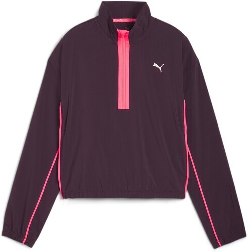 PUMA-Sweat Tissé À 1/2 Zip Run For Her-0