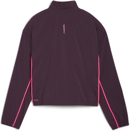 PUMA-Sweat Tissé À 1/2 Zip Run For Her-1