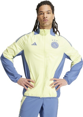 adidas-Giacca Da Tuta Prematch Ajax Amsterdam 2024/25-1