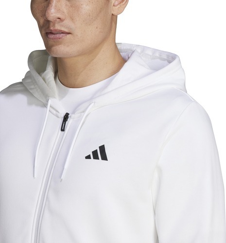 adidas Performance-Veste à capuche de tennis entièrement zippée Club Teamwear  -4