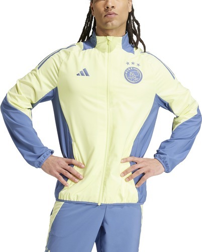 adidas-Giacca Da Tuta Prematch Ajax Amsterdam 2024/25-3