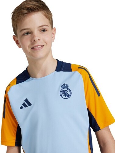 adidas-Maillot d'entraînement enfant Real Madrid 2024/25-4