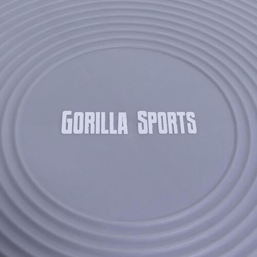 GORILLA SPORTS-Balance Board avec poignées - Plateau d'équilibre - Coloris noir / gris foncé-3