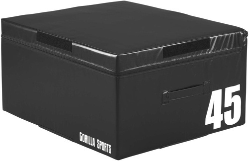 GORILLA SPORTS-Plyoboxs noires en mousse - De 15 à 60 cm de haut-0