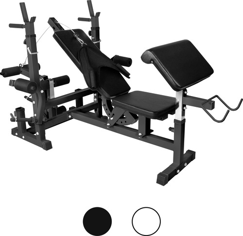 GORILLA SPORTS-Banc de musculation universel avec support pour haltères-0