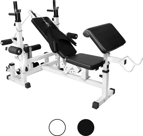 GORILLA SPORTS-Banc de musculation universel avec support pour haltères-0