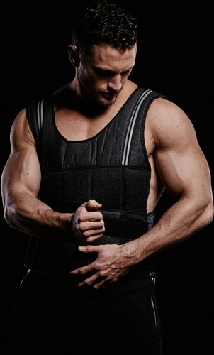 GORILLA SPORTS-Gilet lesté / Gilet d'entrainement / Gilet lesté avec bandes réfléchissantes-4