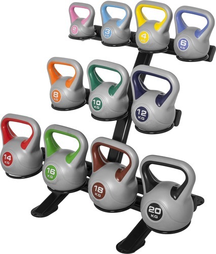 GORILLA SPORTS-Rack de rangement pour 11 kettlebells-4