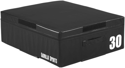 GORILLA SPORTS-Plyoboxs noires en mousse - De 15 à 60 cm de haut-image-1