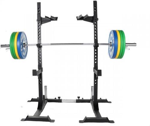 GORILLA SPORTS-Rack à squat avec set d'haltère Olympique Premium 140 kg-1