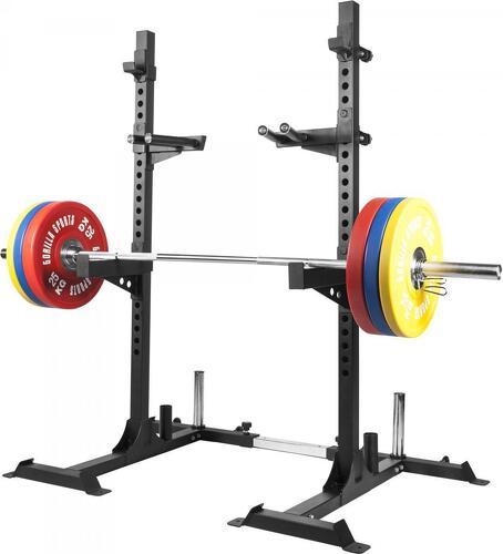 GORILLA SPORTS-Rack à squat avec support pour poids disques-2