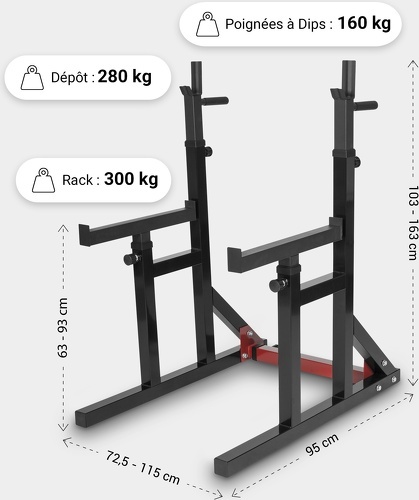 GORILLA SPORTS-Multi Rack - Rack à Squat-2