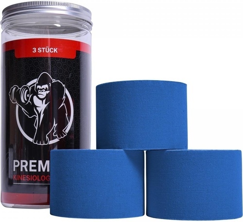 GORILLA SPORTS-Sets De 3 Bandes De Kinésiologie - 5 Cm-0