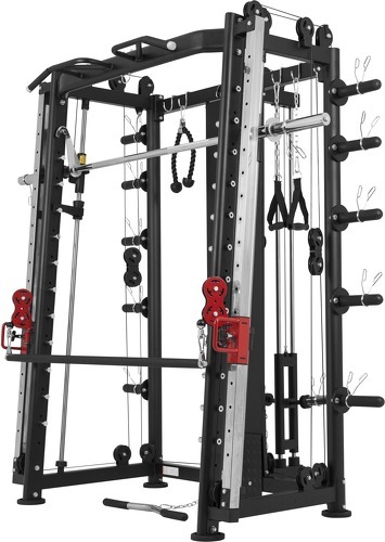 GORILLA SPORTS-Smith Machine - Machine avec Power Rack, Multi Station et Presse.-0