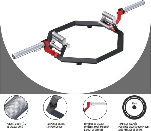 GORILLA SPORTS-Trap Bar - Barre olympique-4