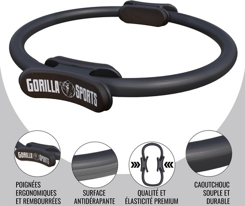 GORILLA SPORTS-Anneau De Pilates De 36 Cm - 3 Coloris - Fitness circle de pilates-2