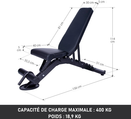 GORILLA SPORTS-Banc de musculation réglable et inclinable-4