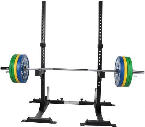 GORILLA SPORTS-Rack à squat avec set d'haltère Olympique Premium 140 kg-4