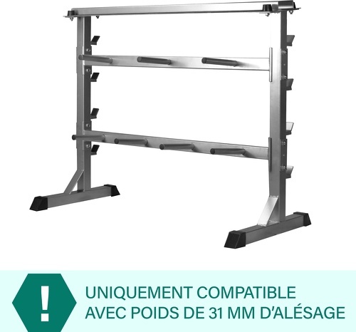 GORILLA SPORTS-Rack de rangement pour poids et haltères 30/31mm-3