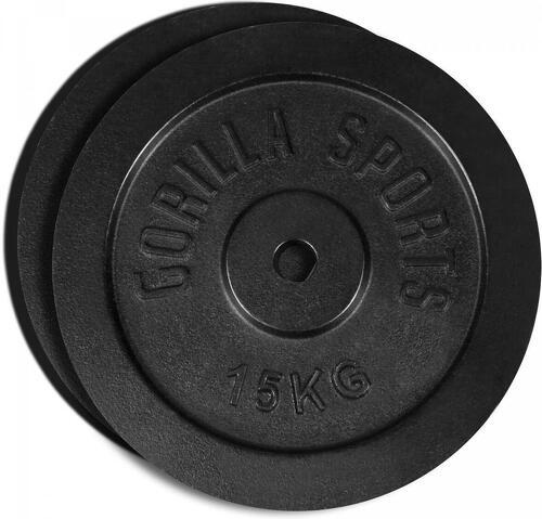 GORILLA SPORTS-Disques en fonte de 0,5 à 30 KG-2