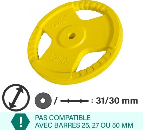 GORILLA SPORTS-Disques 31mm de 10kg-1