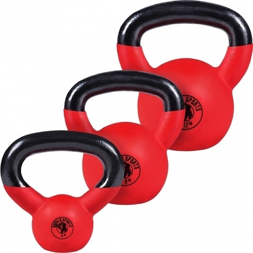 GORILLA SPORTS-Lot 4kg, 8kg et 12kg - Kettlebell-1