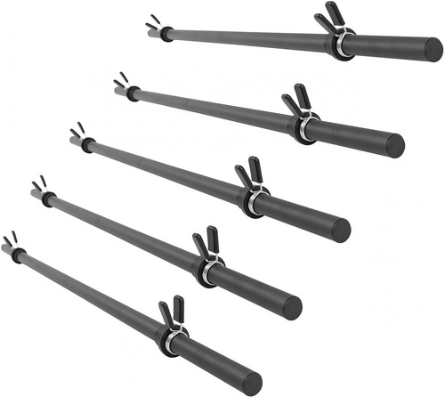 GORILLA SPORTS-Lot de 5 Barres d'aérobic légères de 130 cm - Ø 30 mm-image-1