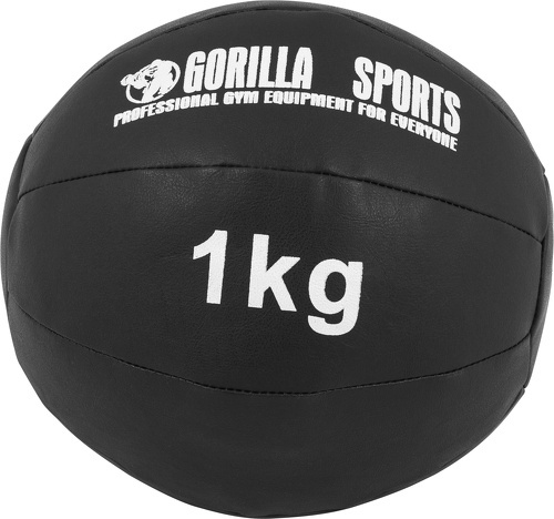 GORILLA SPORTS-Médecine Ball Cuir Synthétique-1