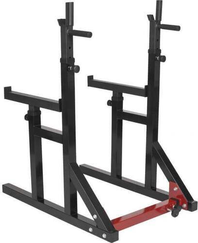 GORILLA SPORTS-Squat rack avec barre longue 170cm (30mm) et 30kg de poids 31mm-3