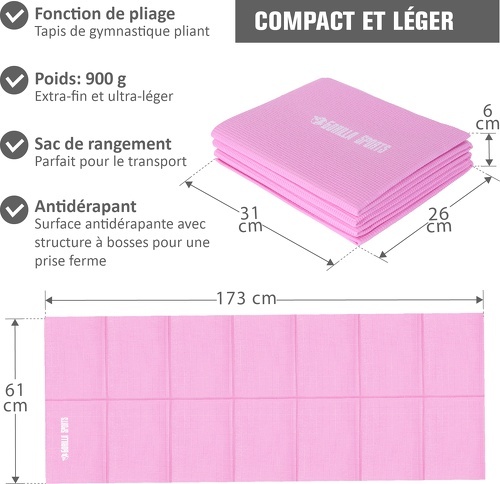 GORILLA SPORTS-Tapis de yoga-4