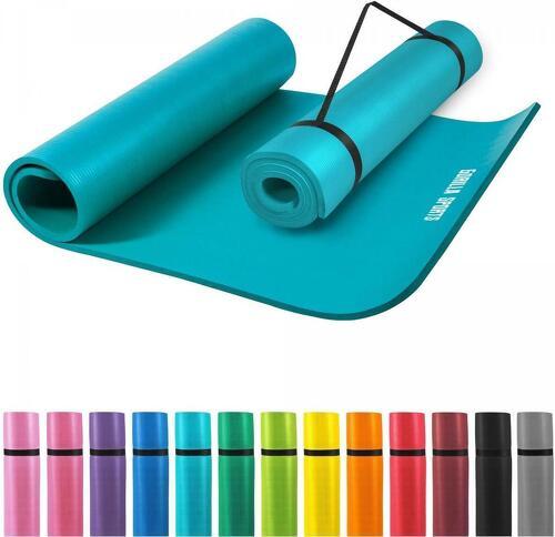 GORILLA SPORTS-Tapis en mousse grand - 190x100x1,5cm (Yoga - Pilates - sport à domicile)-image-1