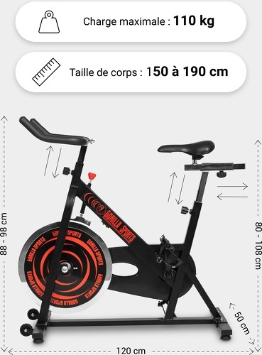 GORILLA SPORTS-Racing bike 1.0 - Vélo biking-1