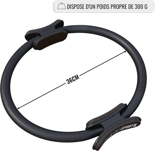 GORILLA SPORTS-Anneau De Pilates De 36 Cm - 3 Coloris - Fitness circle de pilates-1