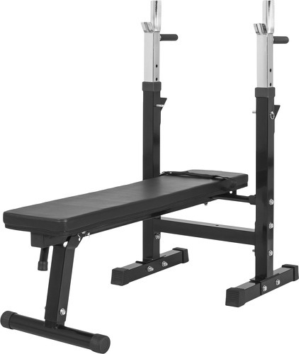 GORILLA SPORTS-Pack de puissance 30 éléments - banc de musculation - barre de traction - poids libres-1