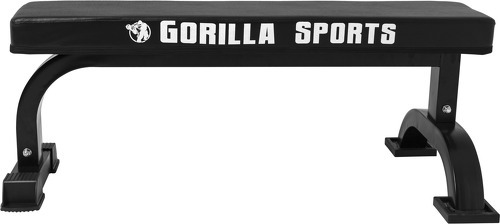 GORILLA SPORTS-Banc de musculation plat avec logo-1