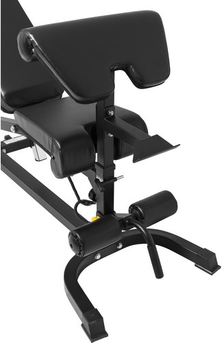 GORILLA SPORTS-Banc de musculation inclinable avec accessoires jambes/Curl-2