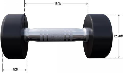 GORILLA SPORTS-Dumbbell haltère poids 2,5 kg à 40 kg-2